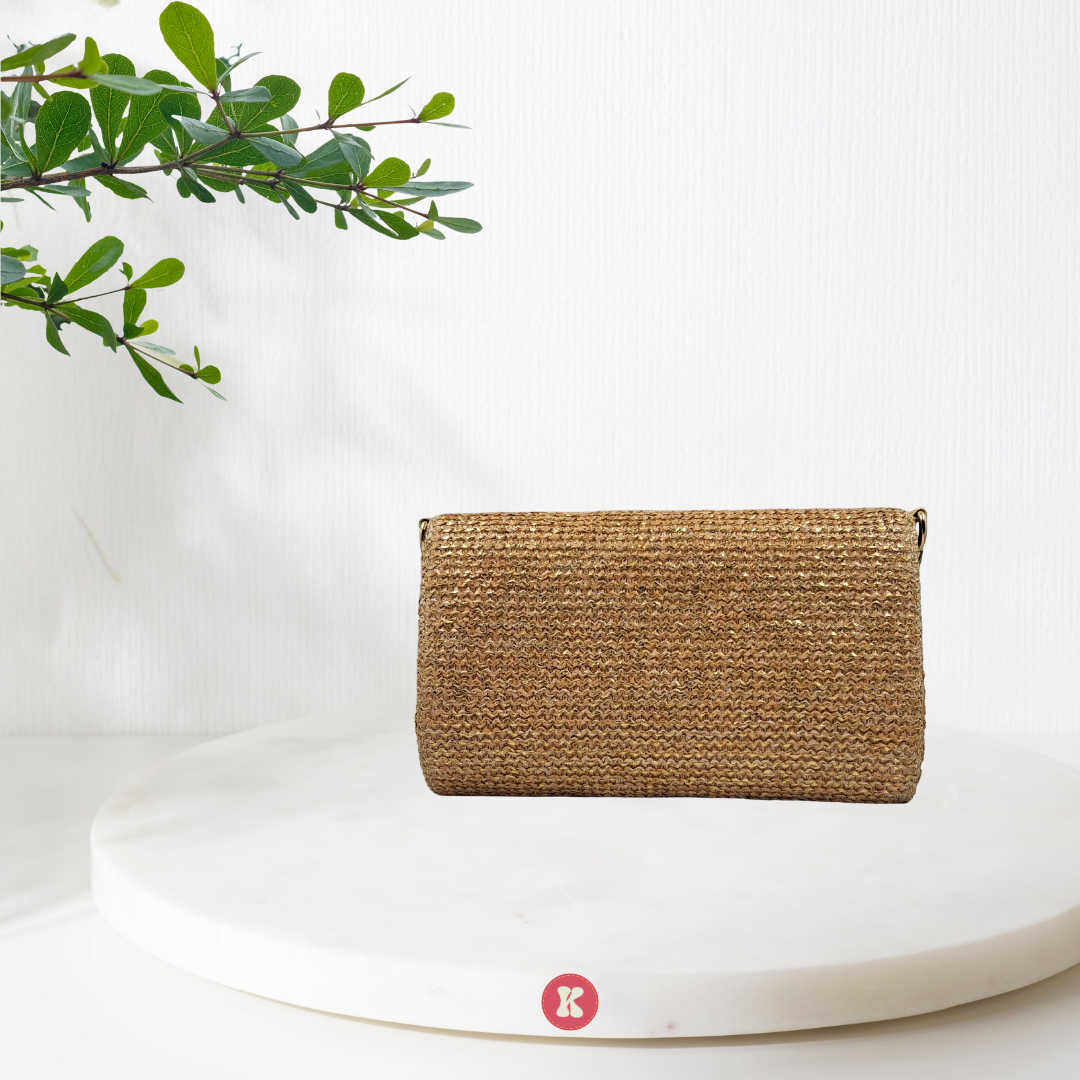 Elegant Gold Clutch