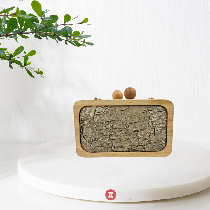 Stone-Textured Clutch
