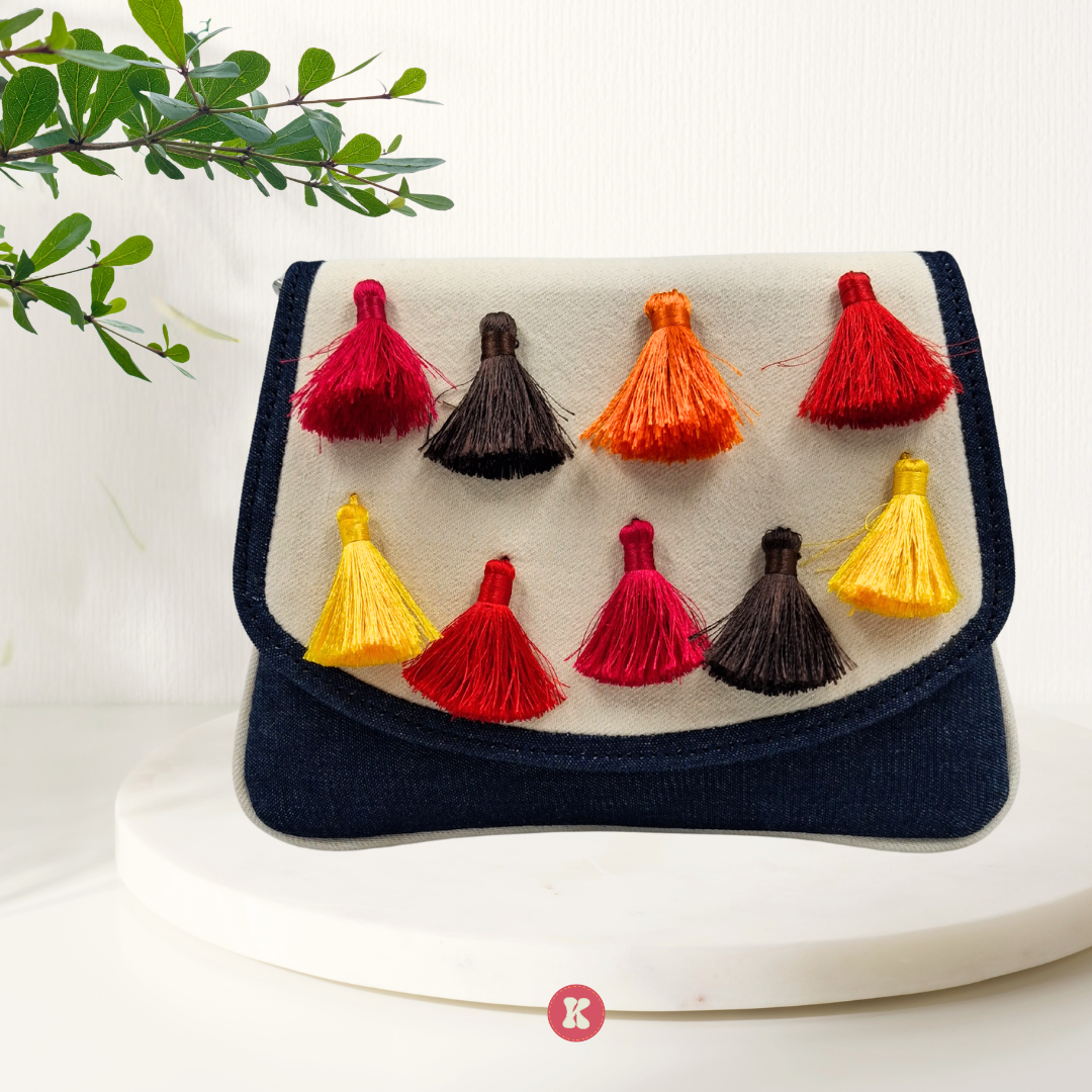 Colorful Handmade Crossbody Purse