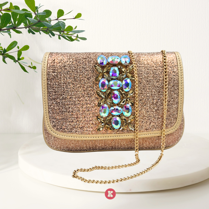 Women's Glitter Clutch Bag