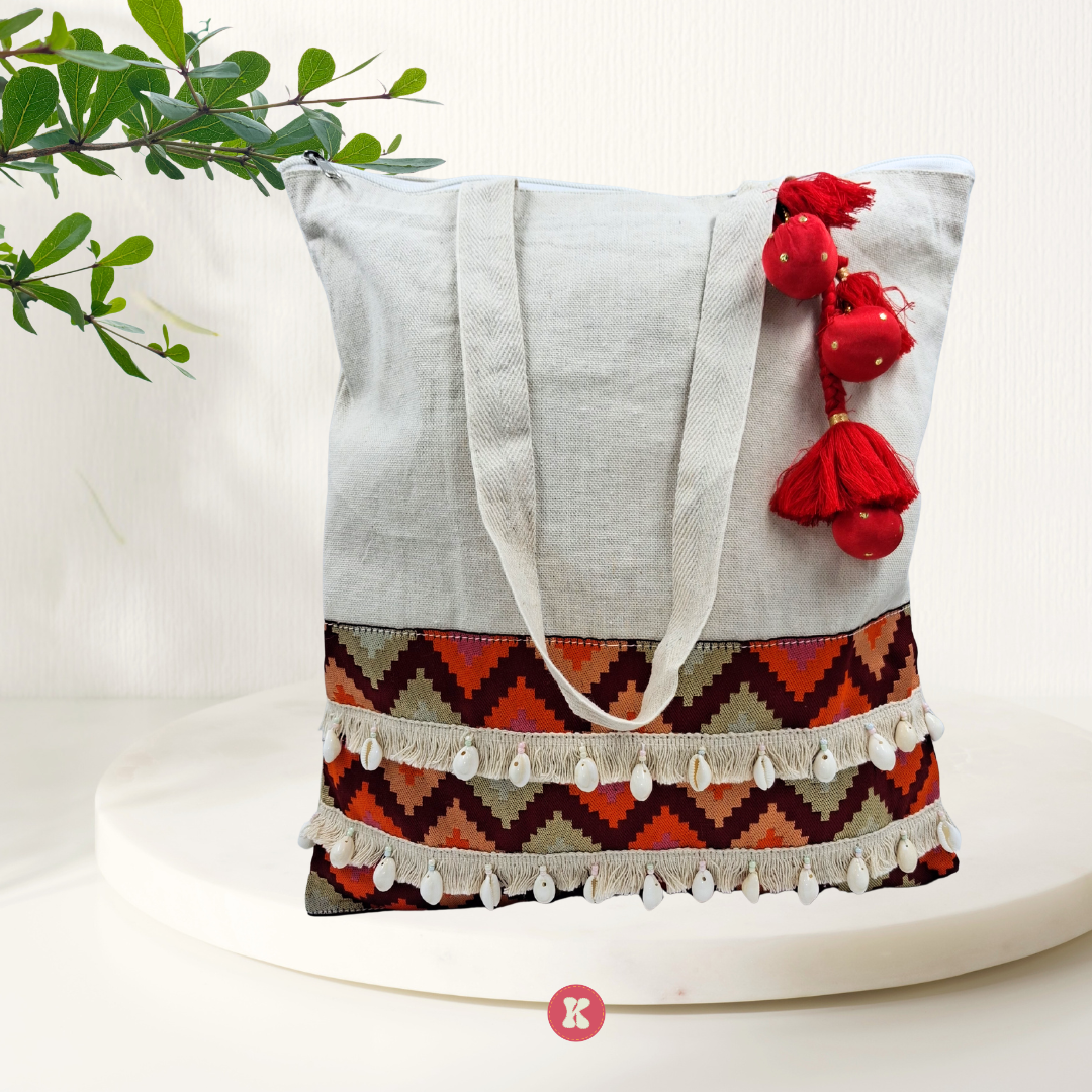 Boho Cotton Shoulder Bag