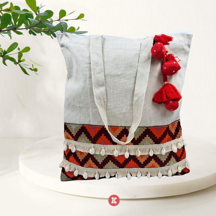 Boho Cotton Shoulder Bag