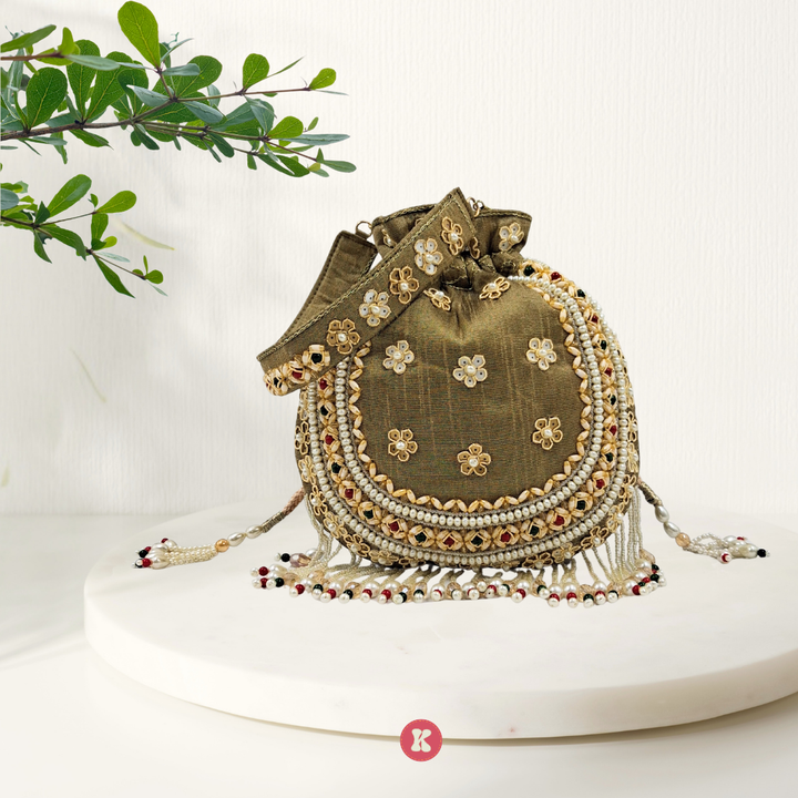 Antique Gold Potli