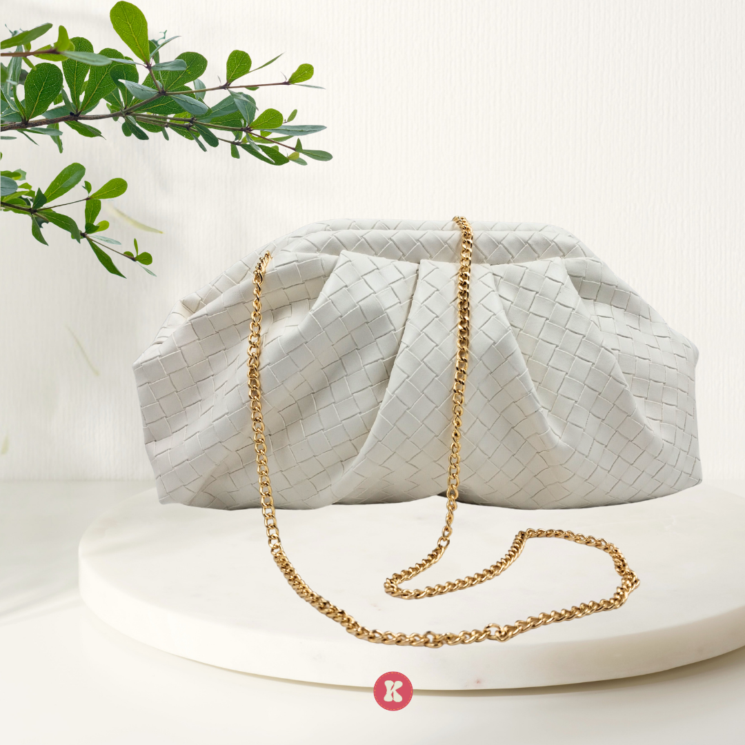 Elegant Woven Clutch