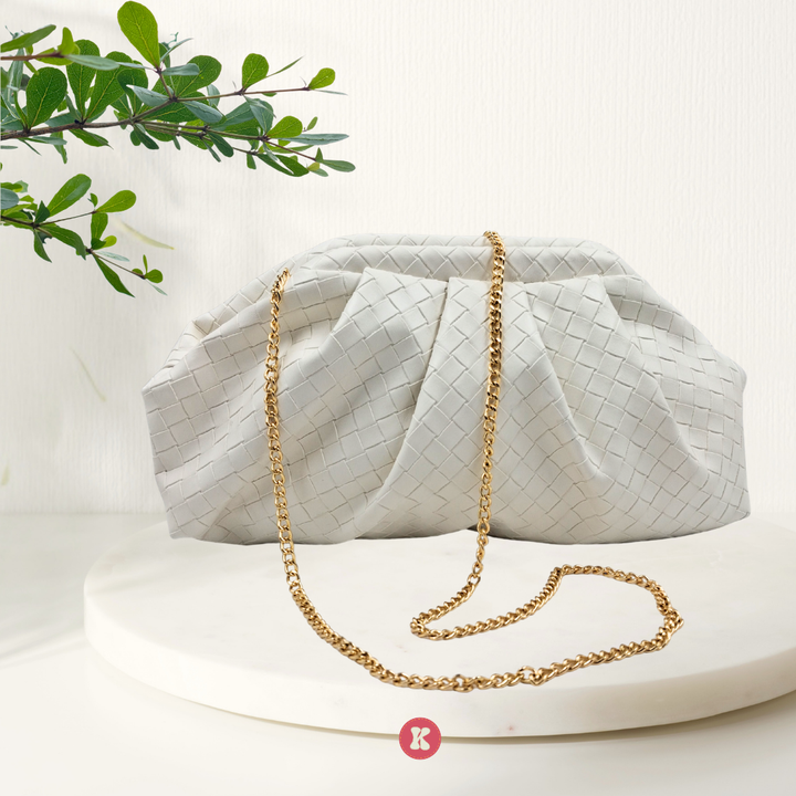 Elegant Woven Clutch