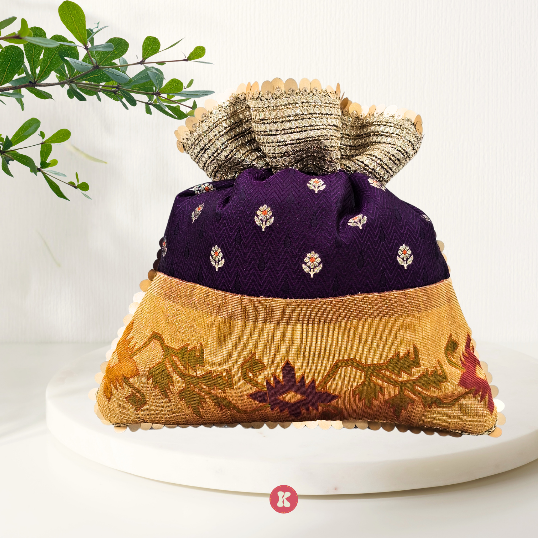 Regal Violet Heritage Potli