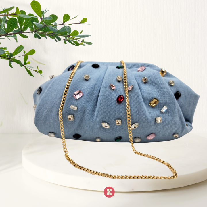Gem Denim Bag