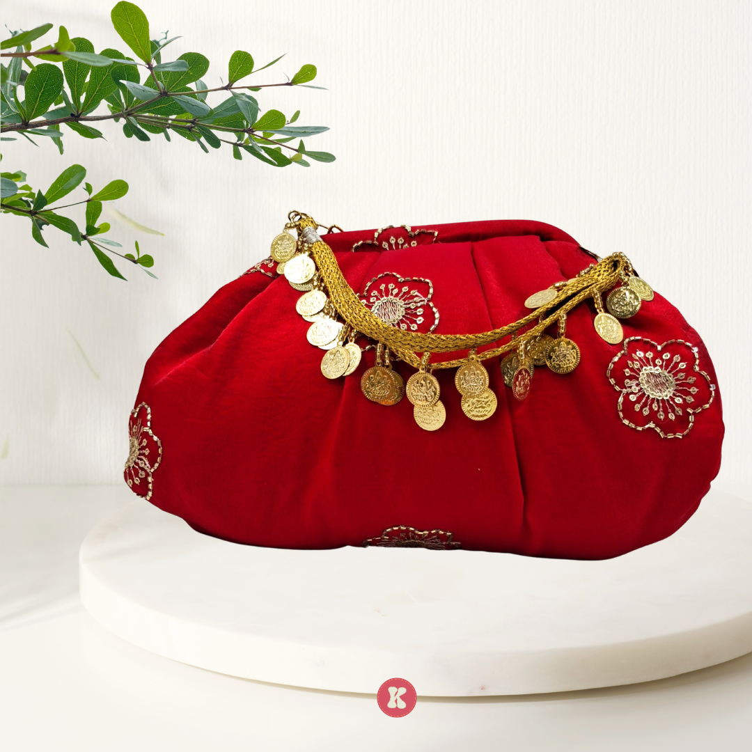 Regal Ember Coin Clutch