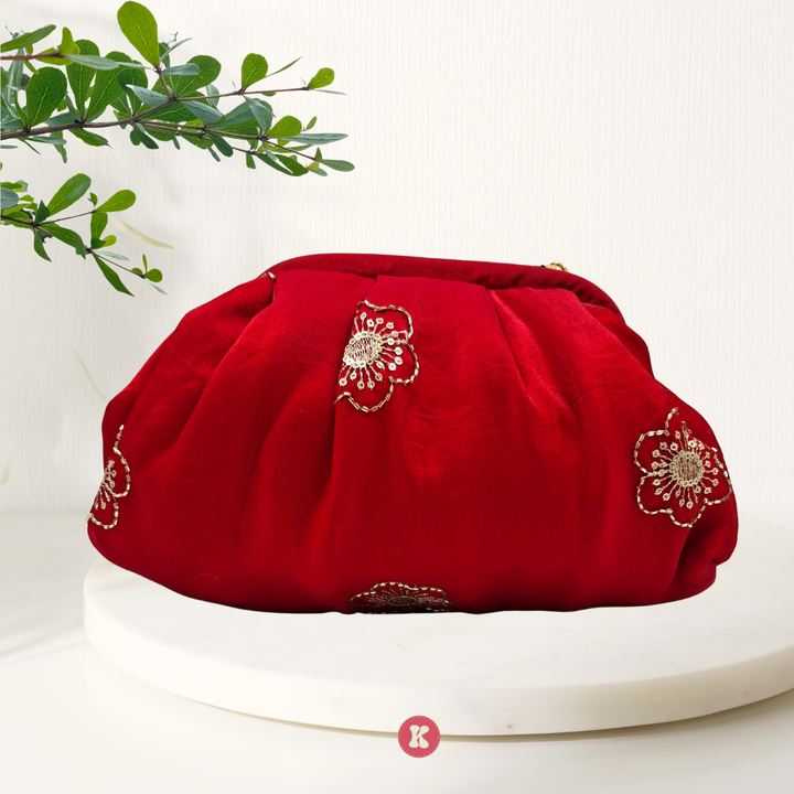 Regal Ember Coin Clutch