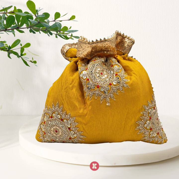 Threadwork Silk Potli