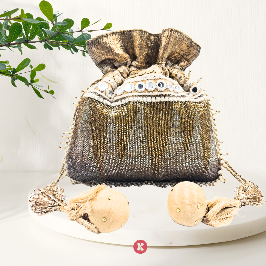 Glam Beadwork Potli