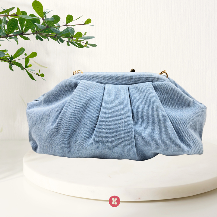 Rustic Floral  Clutch