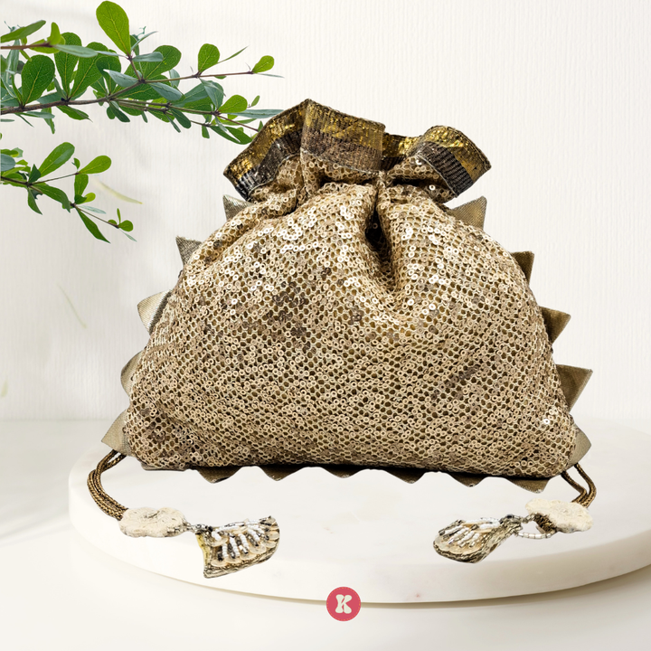 Golden Glam Potli Bag
