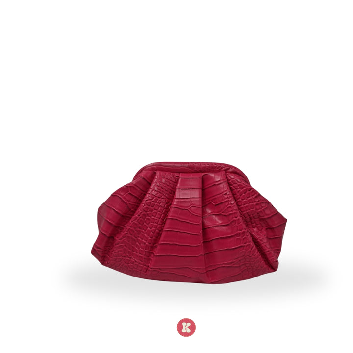 Crimson Curve Clutch
